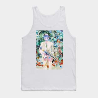 WILLIAM S. BURROUGHS watercolor portrait .2 Tank Top